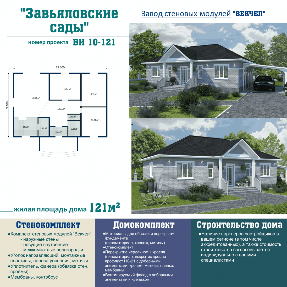 ВИ 10-121 Завьяловские сады - Векчел
